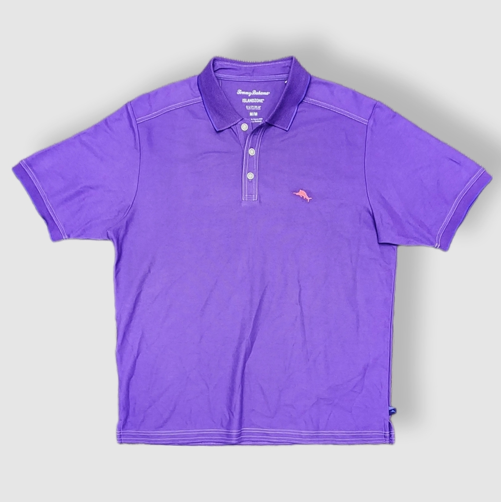 Tommy Bahama Emfielder Islandzone Men's Polo Size Medium 🌞